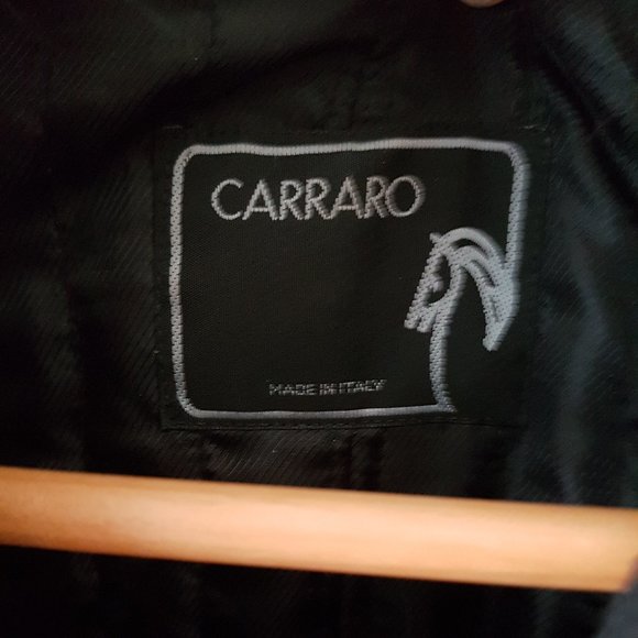 Classic Black Double-Breasted Coat - Picture 4 of 13